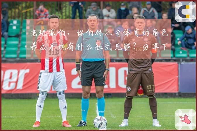 老玩家们，你们对江南体育的角色养成系统有什么独到见解？分享下经验吧！